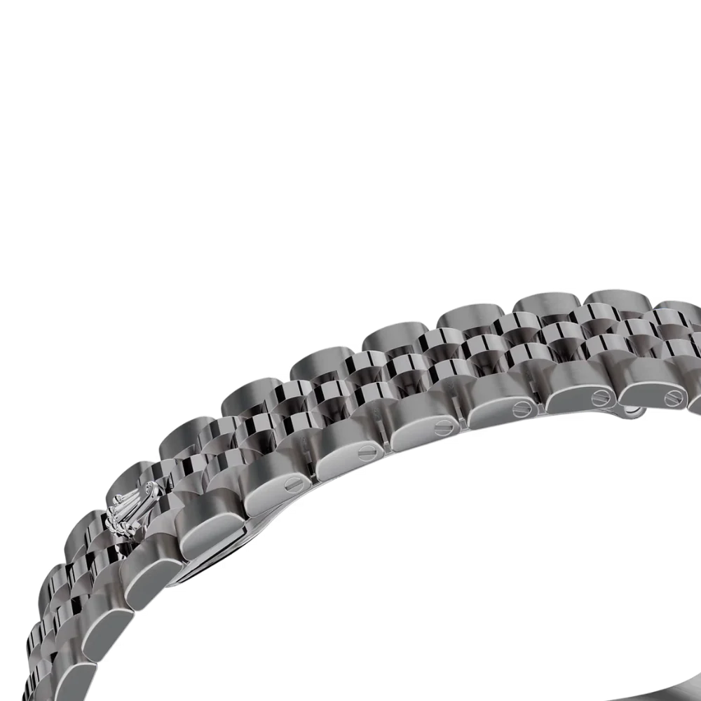 RL Lady-Datejust 28 Ref 279384RBR-0007 Oystersteel White Gold