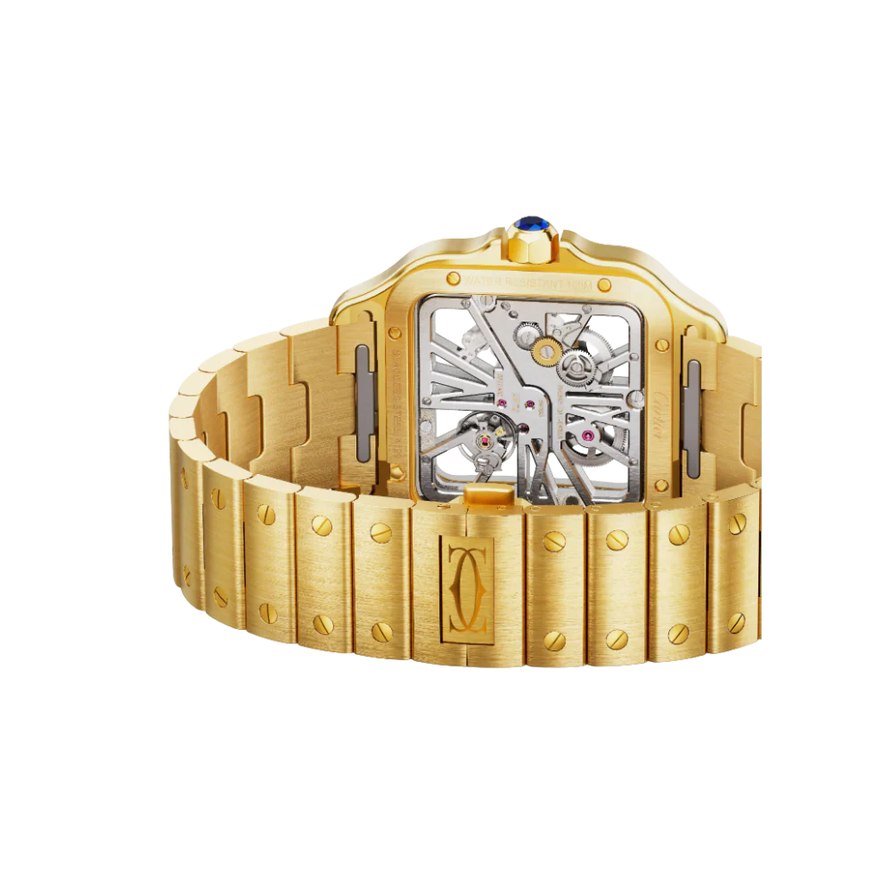 S de C Large Skeleton Yellow Gold