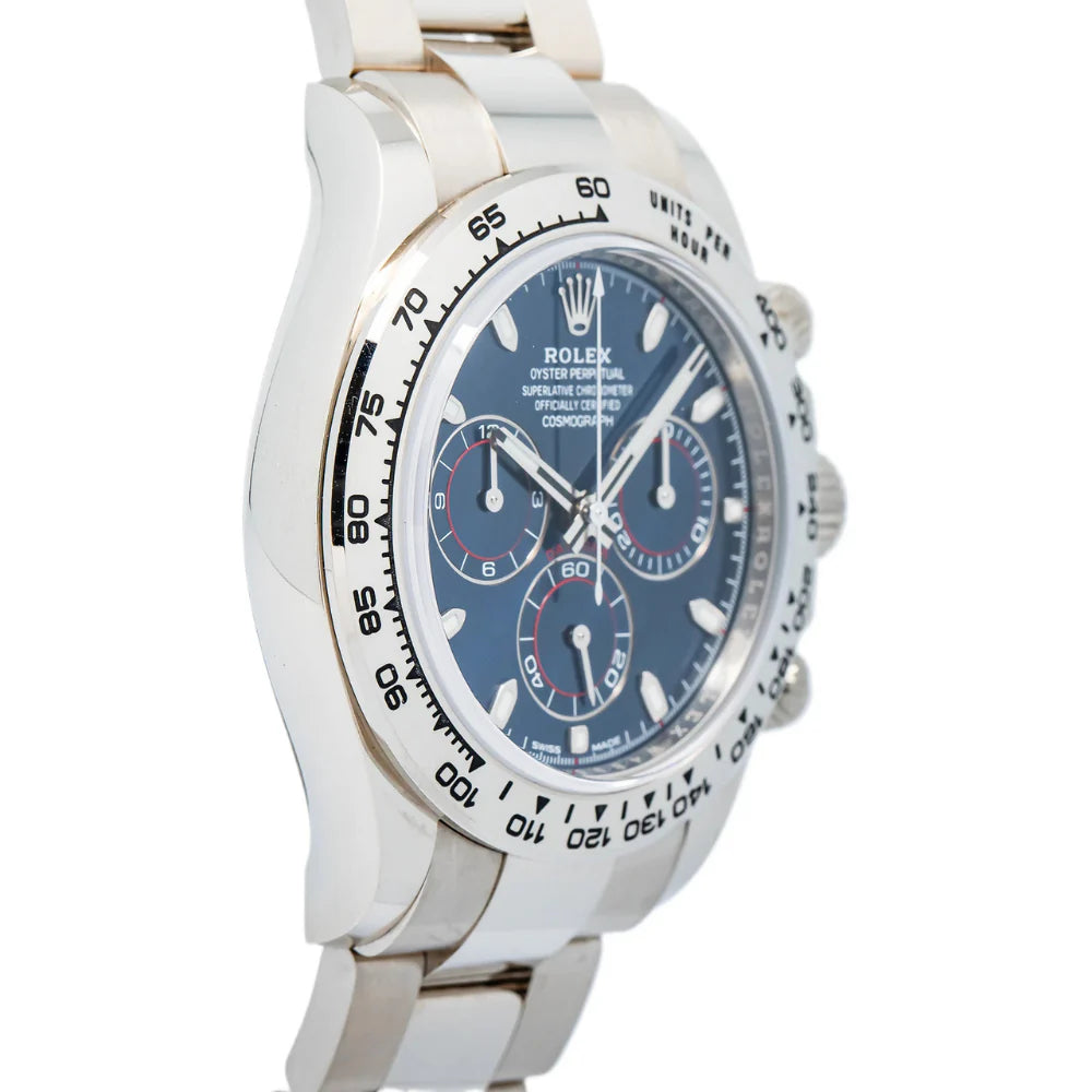 RL Daytona Chronograph 116509 Blue Dial, White Gold