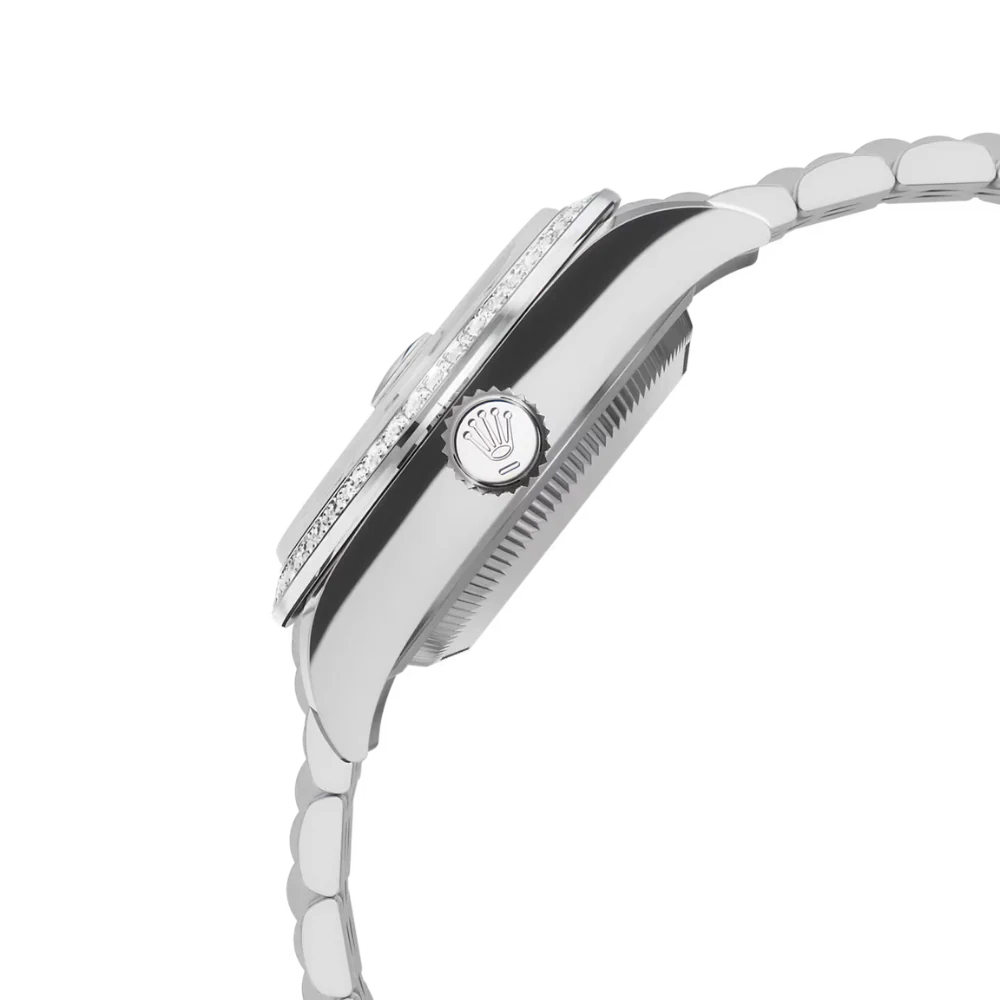 RL Lady-Datejust 28 Ref 279384RBR-0007 Oystersteel White Gold