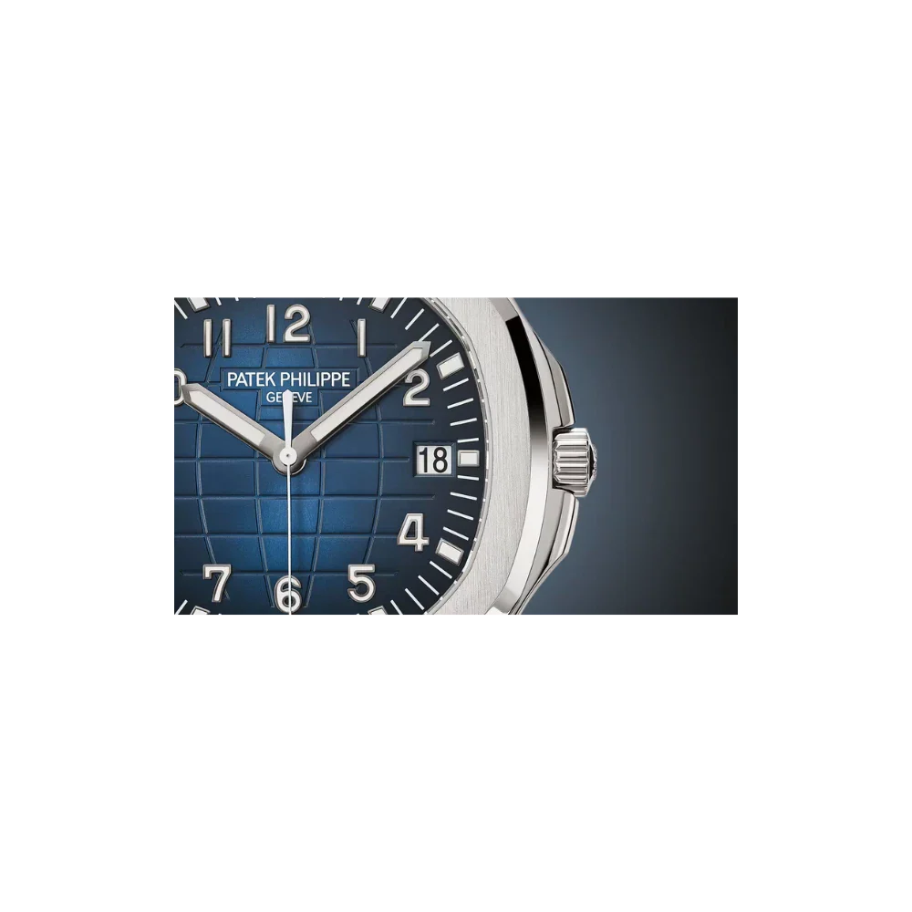 PP Aquanaut Blue Dial 18K White Gold Men’s Watch 5168G-001