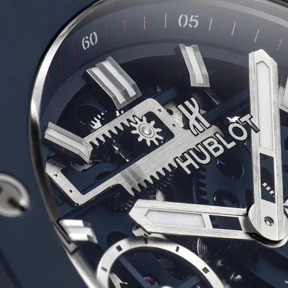 H Big Bang Meca-10 Ceramic Blue 45mm, Ref# 414.EX.5123.RX