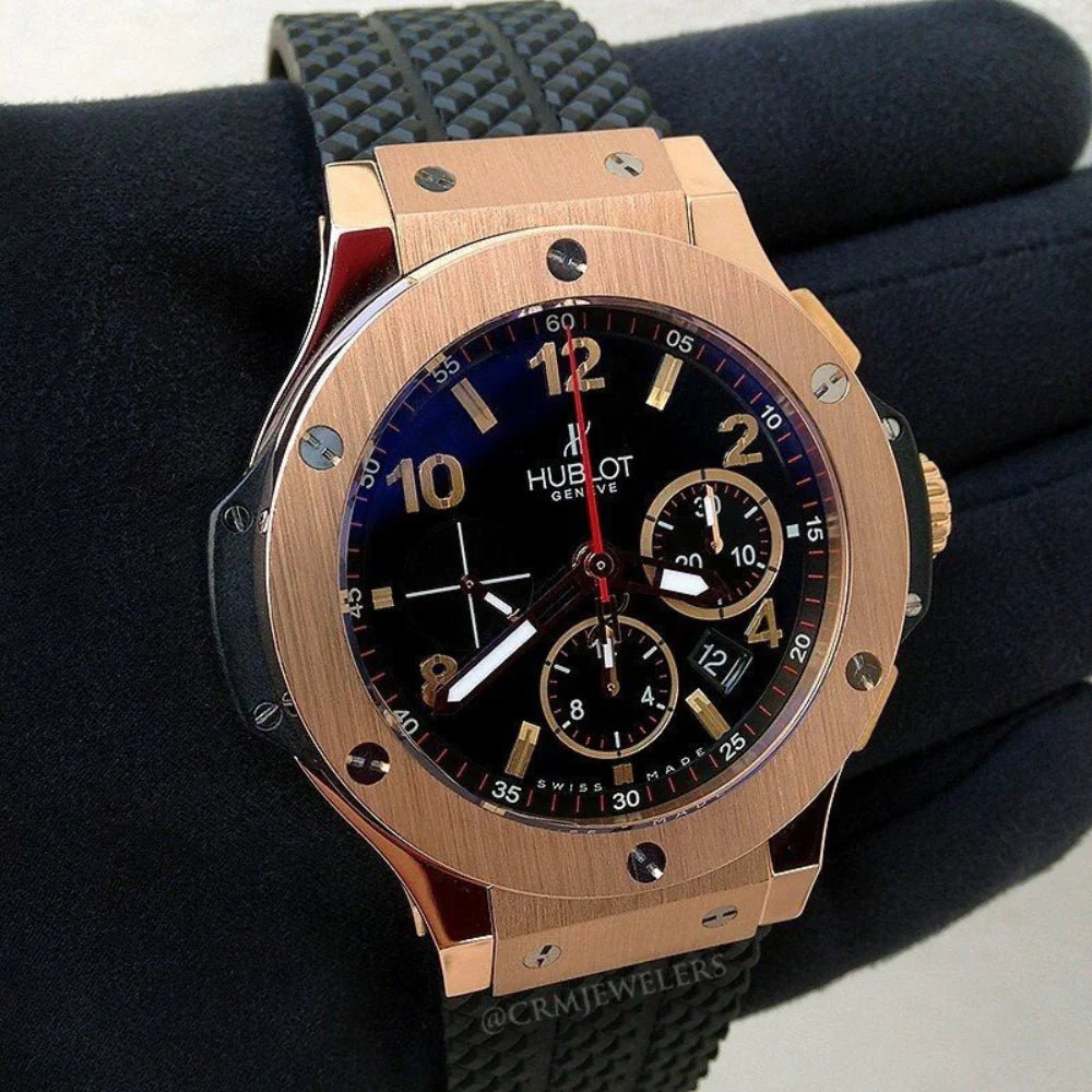 H Big Bang, Gold Chronograph, 18k Rose Gold, 44 mm, Ref# 301.RX.1180.RX