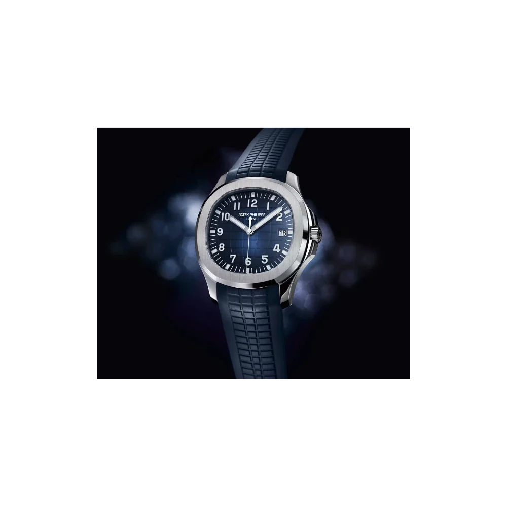 PP Aquanaut Blue Dial 18K White Gold Men’s Watch 5168G-001