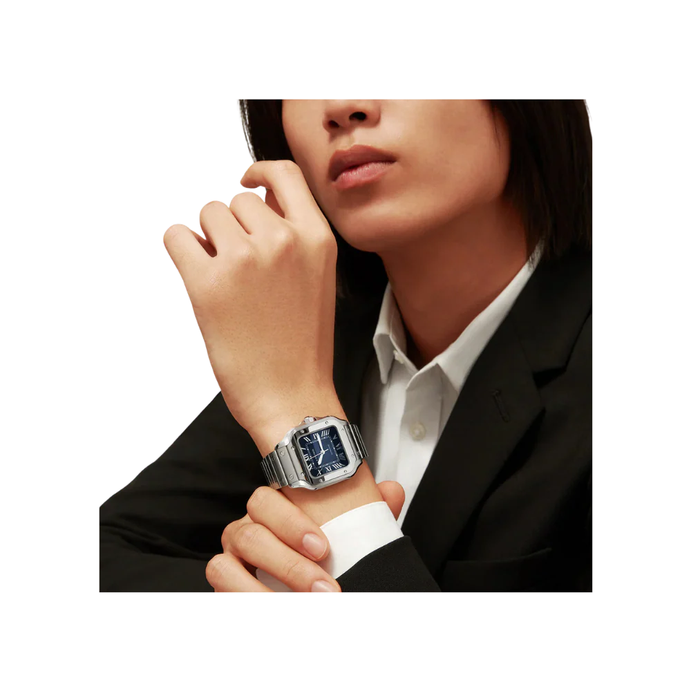 S de C Medium Blue Dial Automatic