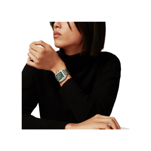 S de C Large Green Dial Automatic